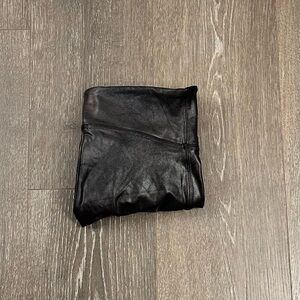 Spanx Faux Leather Moto Leggings Sz XS‎